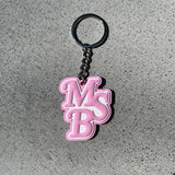 MSB rubber key chain