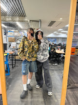 原始迷彩拉鍊連帽衫