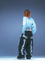 Bone Hand Denim pants (Glow in the Dark)