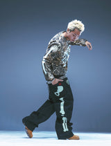Bone Hand Denim pants (Glow in the Dark)