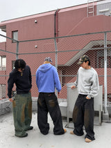 YS Washed baggy denim