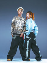 Bone Hand Denim pants (Glow in the Dark)