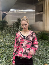 Heisei徽標熱拉鍊連帽衫