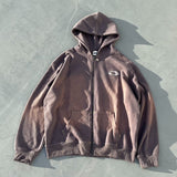 Heisei徽標熱拉鍊連帽衫