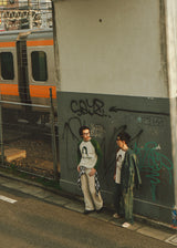 Graphic raglan ls tee