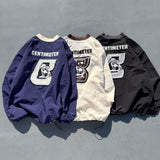 符號尼龍套頭衫