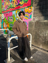 FAUX LEATHER BLOUSON