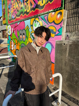 FAUX LEATHER BLOUSON