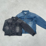 Flower Logo Denim Blouson