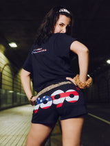 90 標誌美國微短褲