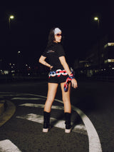 90 標誌美國微短褲