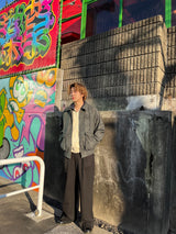 FAUX LEATHER BLOUSON