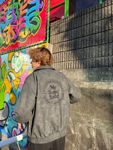 FAUX LEATHER BLOUSON