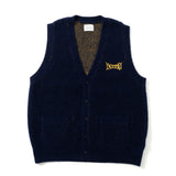 蓬鬆的針織背心