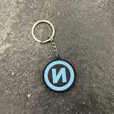 圓圈“ N”徽標橡膠鑰匙