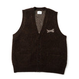 蓬鬆的針織背心