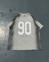 90 넘버링 스프레이드 스웨트 티