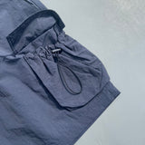 Big Pocket Nylon Pants Half Pants