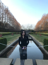 Dot Layered Tulle Top