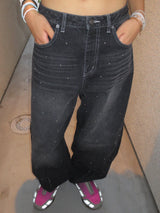 kirakira cocoon washed denim