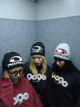 큰 heisei 로고 비니