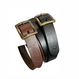 universal logo leather belt