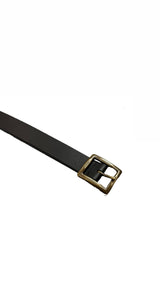 universal logo leather belt