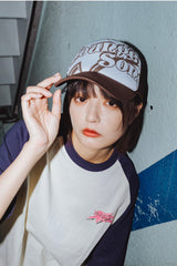 스타 로고 메쉬 캡