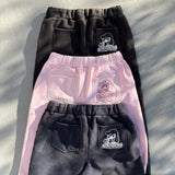 Ruler gradation sweat pants