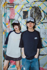 raglan Star徽標SS T卹