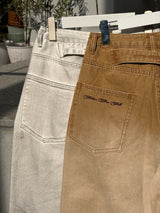 gradation double knee denim