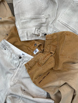 gradation double knee denim