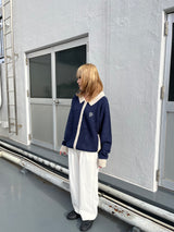 MSB Patch Zip Up Knit