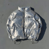 Shiny puffer jacket