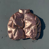 Shiny puffer jacket