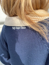 MSB Patch Zip Up Knit