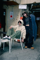 Vintage like light duck jacket