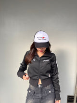 키스 스탠드 칼라 트랙 재킷