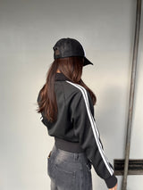 키스 스탠드 칼라 트랙 재킷