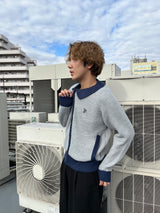 MSB Patch Zip Up Knit