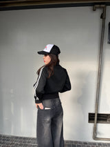 키스 스탠드 칼라 트랙 재킷