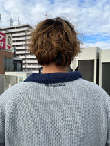 MSB Patch Zip Up Knit