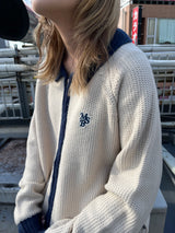 MSB Patch Zip Up Knit