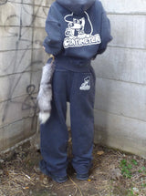 Ruler gradation sweat pants