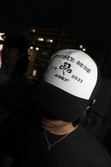 AVIREX × younger song emb mesh cap