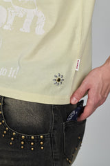 Skull graphic studs TEE