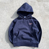 Universal logo lamé worm hoodie