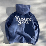 범용 로고 파우더 지퍼 까마귀