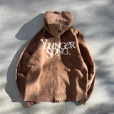 범용 로고 파우더 지퍼 까마귀