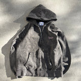 범용 로고 파우더 지퍼 까마귀